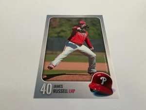 SCHEDA FOTOGRAFICA 2016 PHILLIES JAMES RUSSELL 4""X6"" SGA - Foto 1 di 1