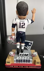 NFL Tom Brady Patriots Farewell Bobblehead FOCO 6X Super Bowl - Picture 1 of 2
