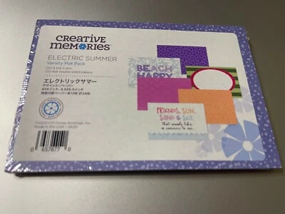 Creative Memories ~ VERANO ELÉCTRICO ~ Paquete de alfombrillas de variedad ~ NUEVO   Foto 1 de 2