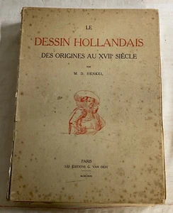Livre le dessin Hollandais des origines au XVII Siècle par Md Henkel Paris - Picture 1 of 11