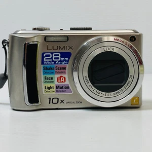 Panasonic Lumix DMC-TZ11 8.1mp Silver Compact Digital Camera - No Charger - Picture 1 of 11