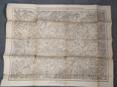 Topographische Landkarte Militärarchiv Deutsch Französischer Krieg 1870/71 (34) • 10€