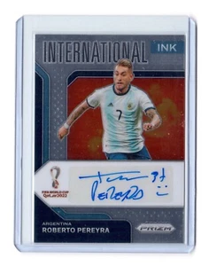 Roberto Pereyra 2022 Panini Prizm Mundial Internacional Tinta Auto Argentina - Imagen 1 de 2