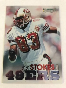 1996 Pro Line II Memorabilia Argento J.J. Stokes #21 49ers - Foto 1 di 2