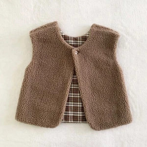 Amber Furry Vest 6T (Korean Kid's Clothing Brand) - Picture 1 of 1