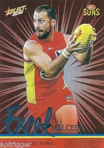 2016 Select Footy Stars Excel Parallel (EP93) Nick MALCESKI Gold Coast - Picture 1 of 1