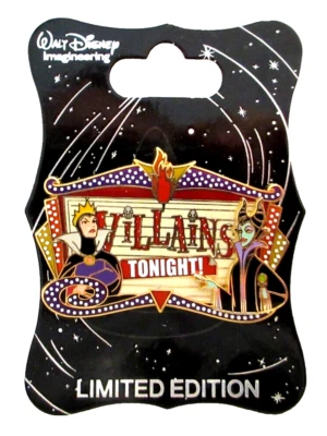 PIN DE NOCHE WDI 2016 EVIL QUEEN and Maléficent Villains - LE OF 300 - #78518 Foto 1 de 3