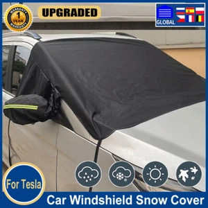 Auto Car Front Windshield Windscreen Covers Sunshades Snow Protectors For Tesla - Picture 1 of 15