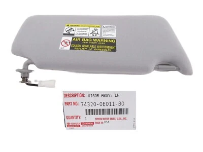 GENUINO LEXUS RX330 RX400h RX350 DRIVER GRIS PARASOL IZQUIERDO OEM 74320-0E011-B0 Foto 1 de 3