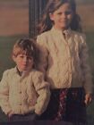 Fk8 - Knitting Pattern - Children's Aran Cardigan Coats - 22-32"