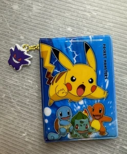 vintage Pokémon POCKET MONSTERS 1999 Mini-Card BINDER w/ Gengar Charm Game Freak - Picture 1 of 12