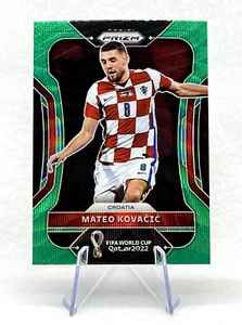 Mateo Kovacic 2022 Panini Prizm FIFA World Cup Qatar Green Wave #65 Croatia - Picture 1 of 2