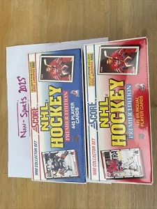Juego de coleccionista SCORE 1990 NHL hockey sellado de fábrica X 2 juegos ver fotos - Imagen 1 de 6