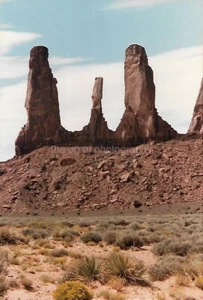 FOTOGRAFÍA ENCONTRADA Vintage Southwestern Buttes Color ORIGINAL Instantánea 48 60 O - Imagen 1 de 1
