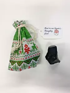 Sacchetto di carbone da Babbo Natale - Lista dei cattivi (verde) - Foto 1 di 2