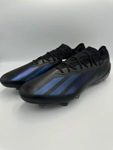 NIB Men's Adidas X Crazyfast.1 FG Soccer Cleats Shoes Black Blue GY7417 - Picture 1 of 8