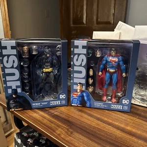 Mafex DC Comics Batman Hush Batman And Superman Figure Set - Picture 1 of 4