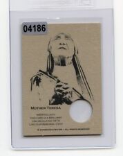 #O MOTHER TERESA 1979 Coin Collector Penny Card
