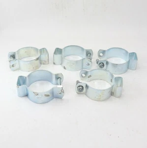 Lot of 5 Minerallac 4B 1-1/2 inch Rigid Conduit Hanger with Bolt Stand Off Strap - Picture 1 of 5