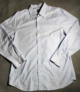 GAP Premium Hemd Herren XL hellblau kariert Langarm Knopfleiste Freizeit Kragen - Bild 1 von 17