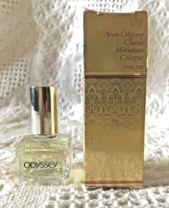 (1124)  Vintage -  Avon Cologne "ODYSSEY CLASSIC" .33 FL oz. FULL Bottle w/ Box - Picture 1 of 6