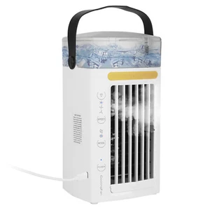 New 4-in-1 Portable Air Conditioner Fan, Evaporative Water Mist Cooler - Picture 1 of 8