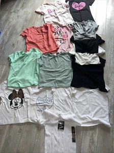 Lot Of 15 Girls Short Sleeve Shirts Sizes 6/7 Art Class, Gap, All In Motion, - Picture 1 of 4