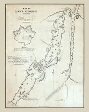 1850 Map of Lake George New York