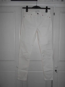 BNWT Lacoste Slim Fit White Denim Jeans - 28/UK10 - Picture 1 of 10