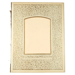 Marco de tarjetas de gabinete Art Nouveau c1890 página de papel antiguo vacío vintage antiguo A201 - Imagen 1 de 2