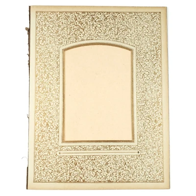 Art Nouveau Cabinet Card Frame c1890 Empty Antique Paper Page Vintage Old A201 - Image 1 of 2