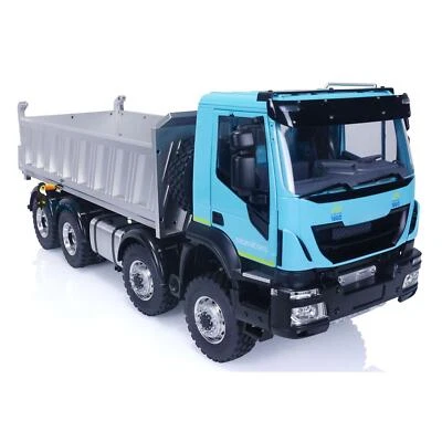 LESU 1/14 Scale 8*8 RC Hydraulic Tipper Dumper Truck Model W/ Light Sound System - Image 1 of 4