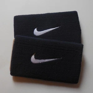 Nike Premier Doublewide Wristbands Tennis 2021 College Navy/White 1 pair - Picture 1 of 2