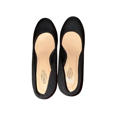 Zapatos de cuña Seychelles negros para mujer talla 8W textil carrera minimalista academia Foto 1 de 4
