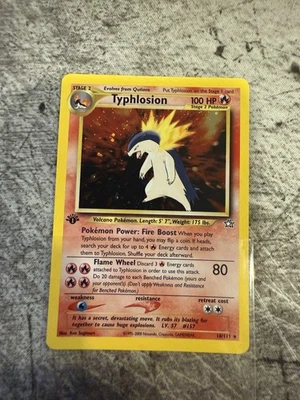 Typhlosion 18/111 Neo Genesis Holo 1st Mint - Image 1 of 3