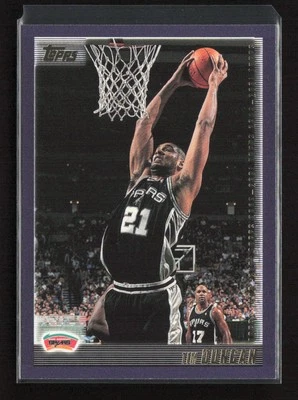 2000-01 Topps #60 Tim Duncan San Antonio Spurs Near Mint or Better - Image 1 of 2