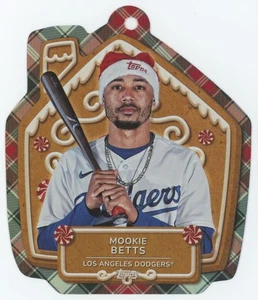 2024 Topps Holiday Die-Cut MLB Ornament Boxtopper Mookie Betts #MLBO-9 C05 - Picture 1 of 2
