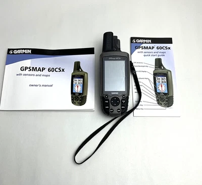 GARMIN GPS MAP 60CSx WITH SENSORS AND MAPS TESTED - WORKS - Image 1 of 4