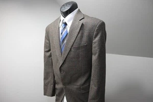 Daniel Cremieux Ing Loro Piana Wool Plaid Blazer Sports Jacket Mens Size 42 S - Picture 1 of 12