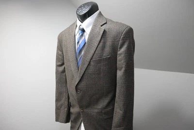 Daniel Cremieux Ing Loro Piana Wool Plaid Blazer Sports Jacket Mens Size 42 S - Image 1 of 4