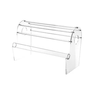 Clear Acrylic Double Layer Hair Band Organizers Rack for Jewelry and Accessories - Picture 1 of 8