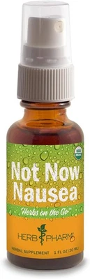 Spray portátil Herb Pharm Herbs on The Go: no ahora náuseas, 1 OZ  Foto 1 de 4