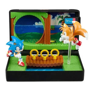 Console Heroes Mega Drive Sonic the Hedgehog 2 Cartridge Diorama Emerald Hill - Picture 1 of 11