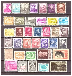 Rumänien Sammlung kleines Lot gestempelt 3 - Picture 1 of 1