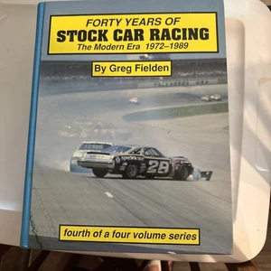 Forty Years Of Stock Car Racing Signed B4 - Foto 1 di 5
