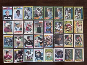 1970’s 80’s Topps Football 66 Card Lot HOF Montana Payton McMahon Fouts Dorsett - Bild 1 von 2