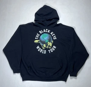 The Black Keys Sweatshirt Long Sleeve Hoodie Sz 2XL Rock Blues Band Music Logo - Picture 1 of 6