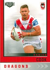 2025 St George Illawarra Dragons NRL TLA Elite Card - Damien Cook - Picture 1 of 3