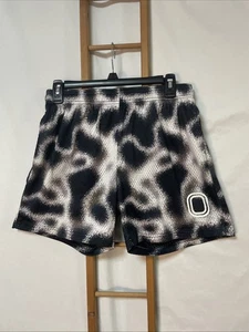 Overtime Athletic Shorts Outdoor Club Edition Mens Small Black & White Tie Dye - Picture 1 of 8