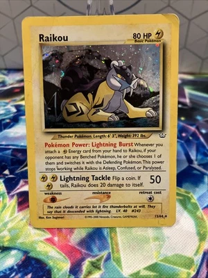 Pokémon Neo Revelation Raikou Holo Rare Unlimited 13/64 - Image 1 of 4